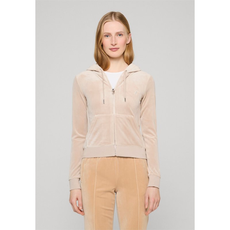 Juicy Couture ZIP THROUGH HOODIE WITH PULL & JC