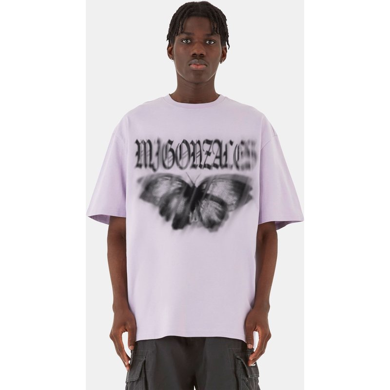 MJ Gonzales MJG Heavy Oversized Tee - BUTTERFLY ILLUSION