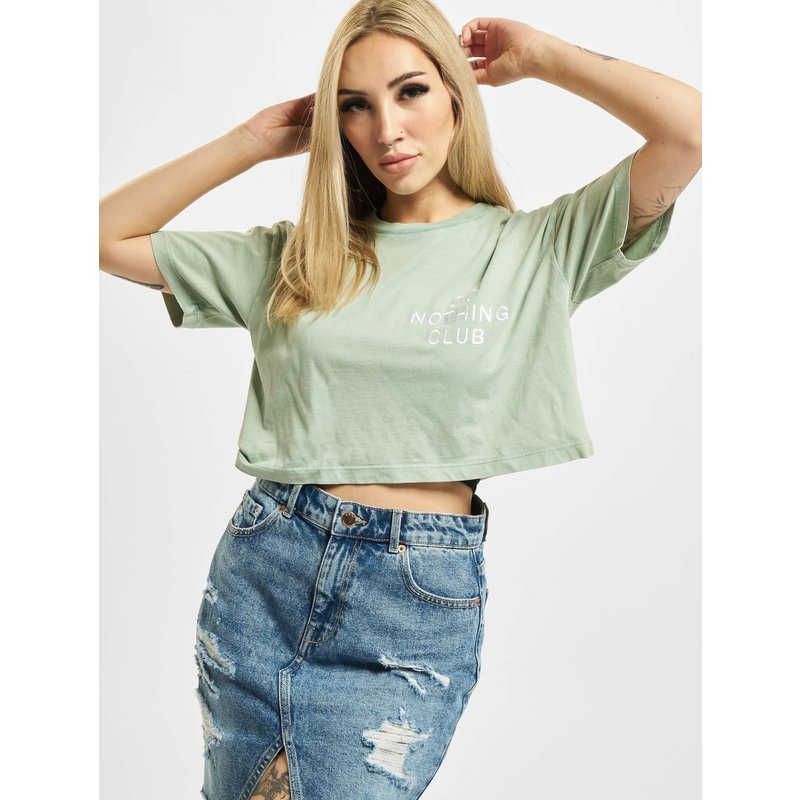 On Vacation Cropped Do Nothing Club T-Shirt