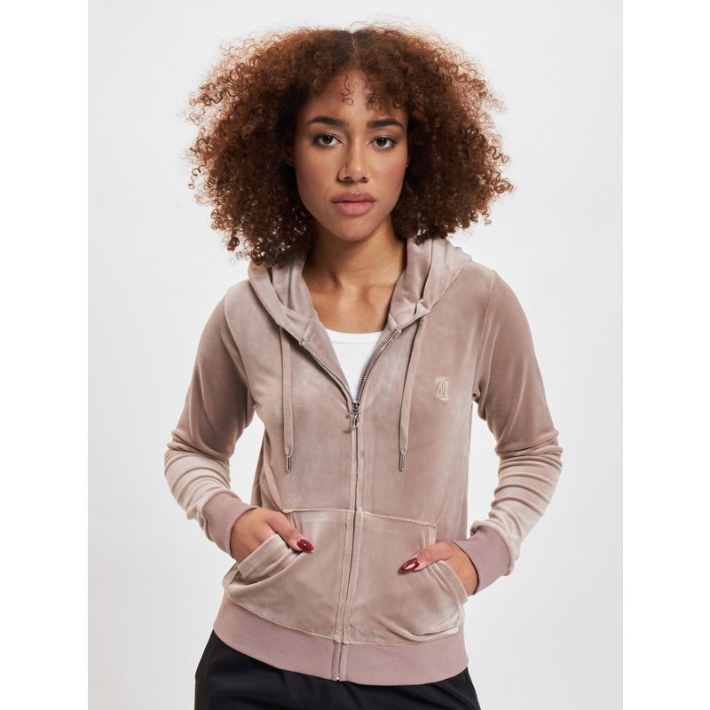 Juicy Couture ZIP THROUGH HOODIE WITH PULL & JC