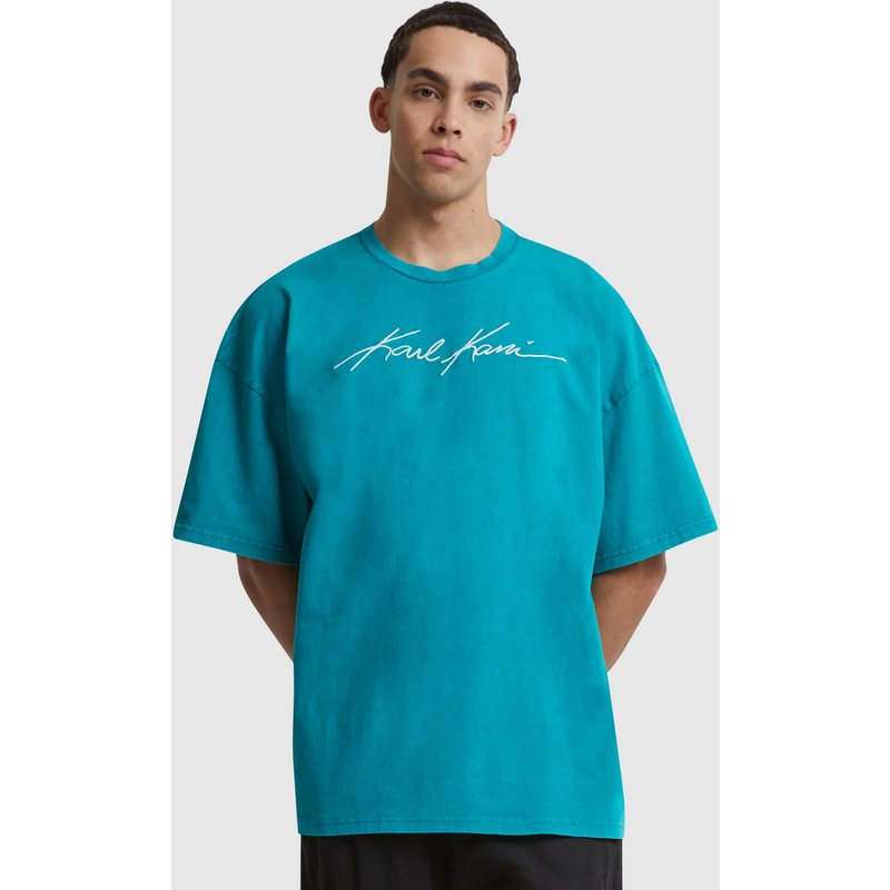 Karl Kani KM242-048-2 Autograph Washed Boxy Tee