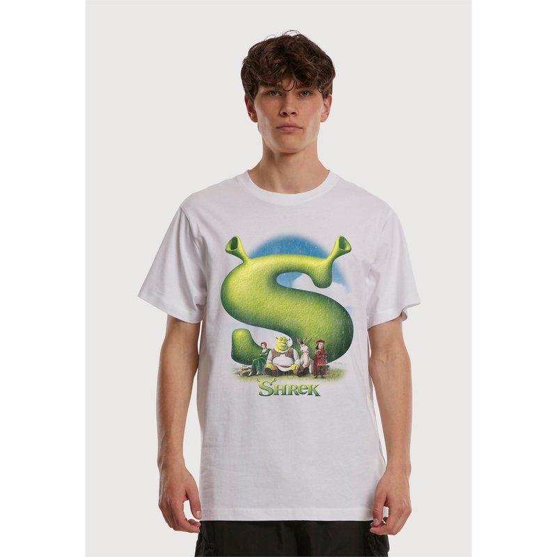 Merchcode Shrek Distressed Poster Tee