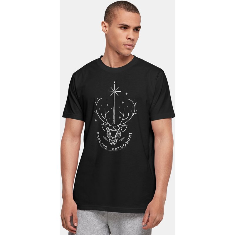 Absolute Cult Harry Potter - Expecto Patronum Basic round neck t-shirt