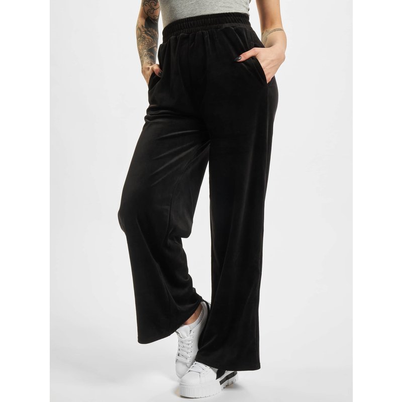Urban Classics Ladies High Waist Straight Velvet Sweatpants