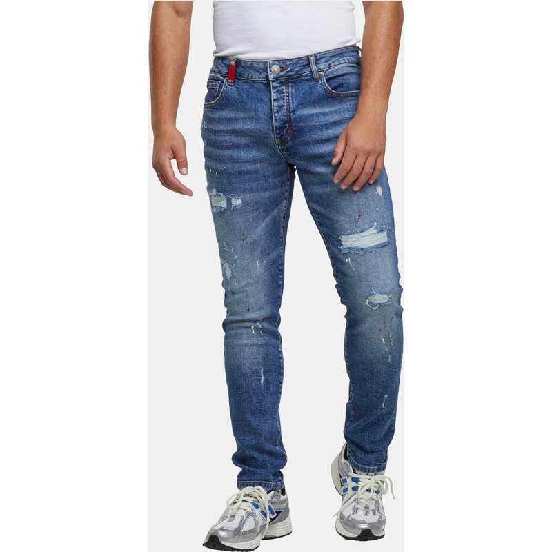 2Y Premium JULIO RIPPED SLIM FIT JEANS