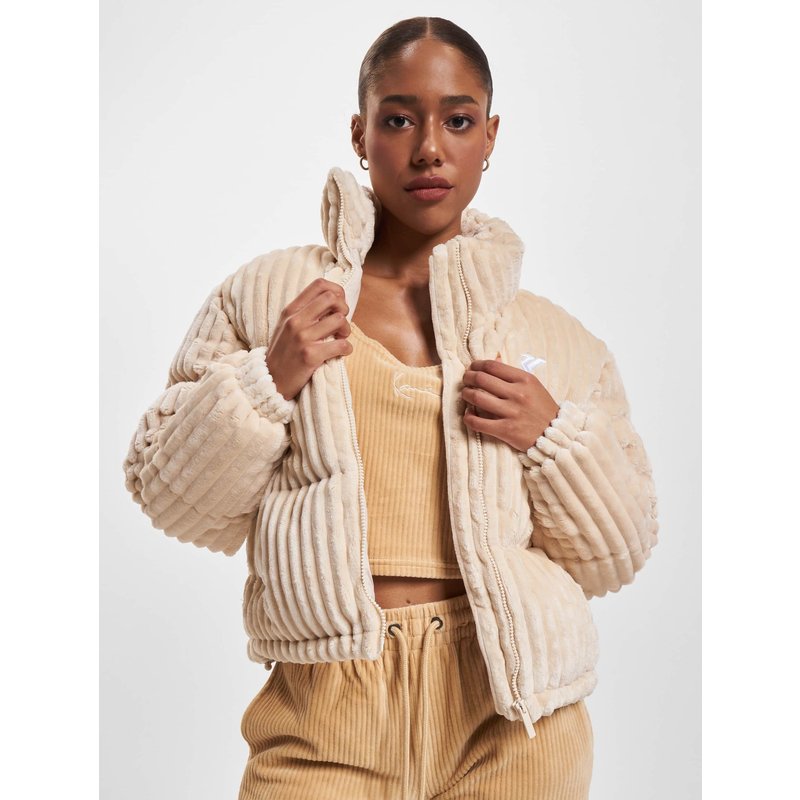 Karl Kani Og Fuzzy Corduroy Short Puffer Jacket