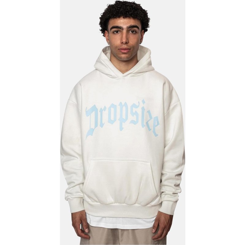 Dropsize Heavy Oversize Logo Design Hoodie