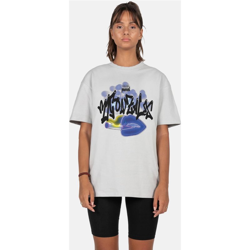 MJ Gonzales Ladies Kiss x Heavy Oversized T-Shirt
