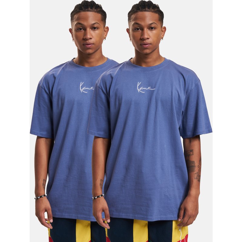 Karl Kani KM234-059-1 Small Signature 2-Pack Essential T-Shirt
