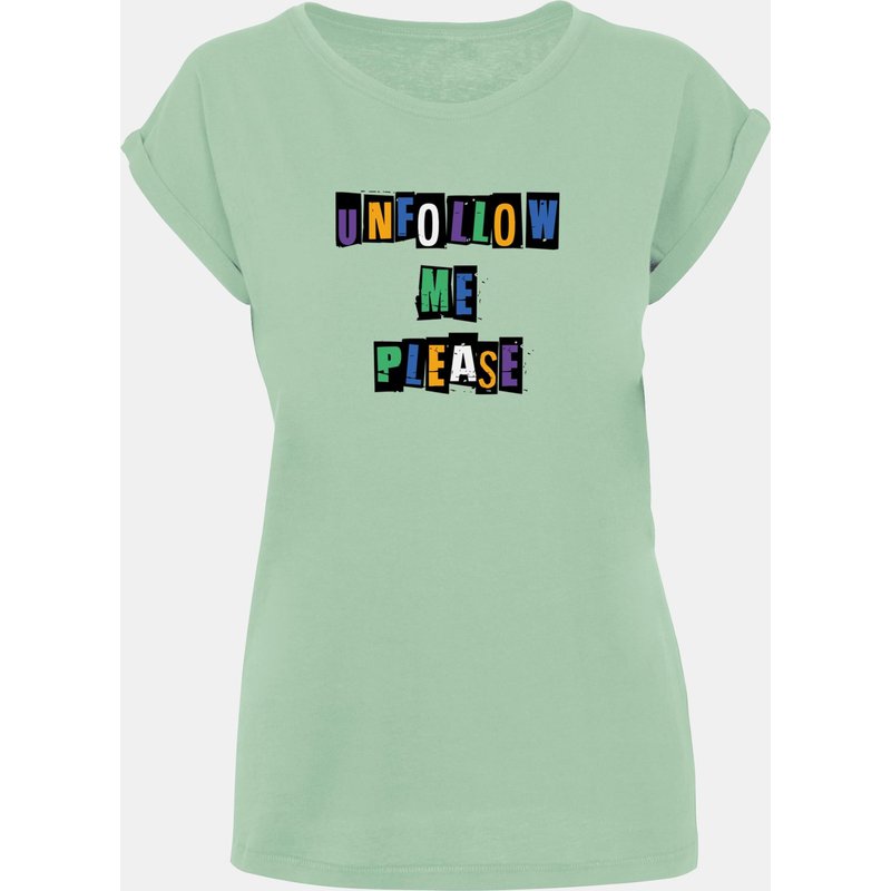 Merchcode Ladies Please X Extended Shoulder Tee