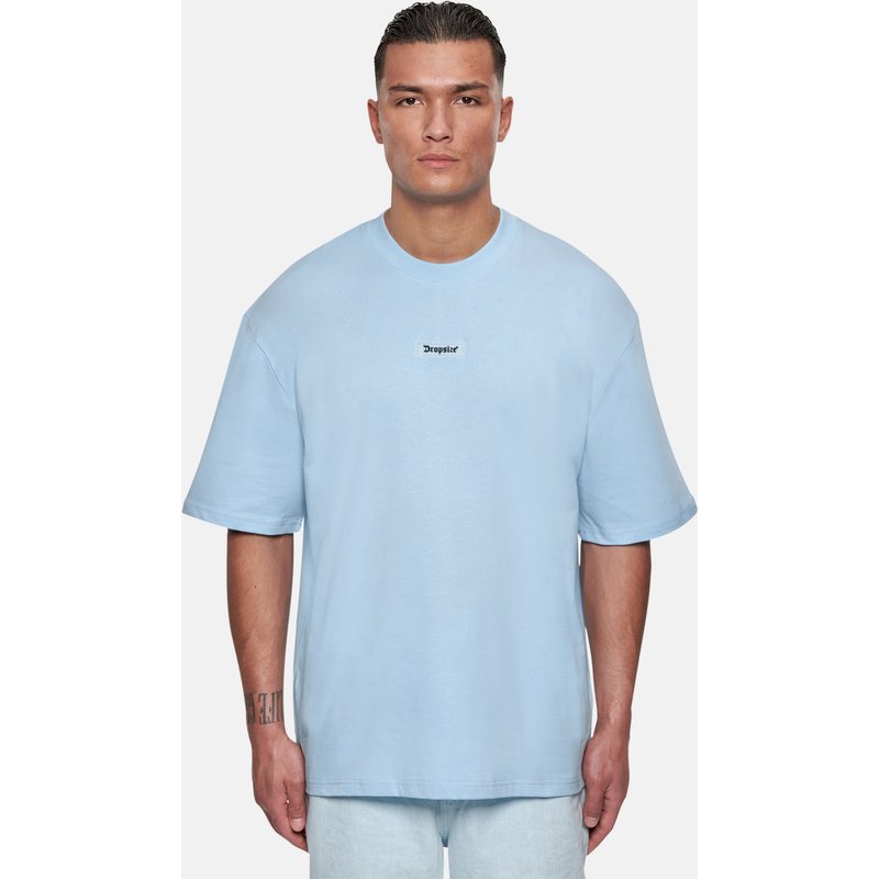 Dropsize Heavy Oversize Front Rubber Patch T-Shirt