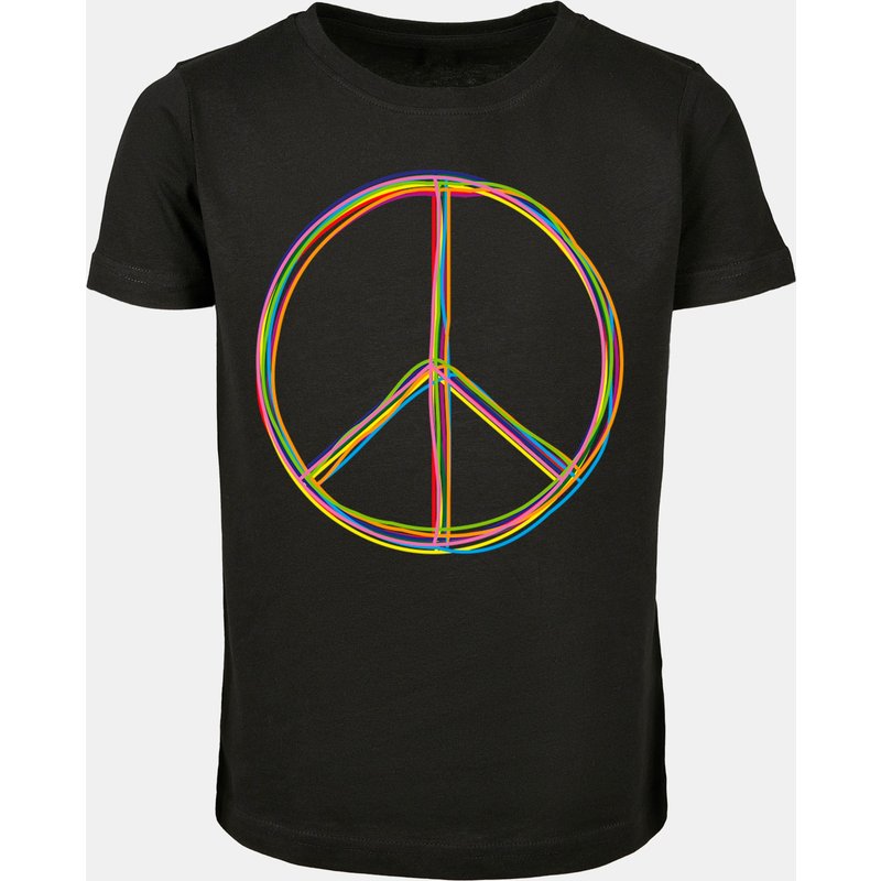Merchcode Girls Peace - Multicolor Short Sleeve Tee