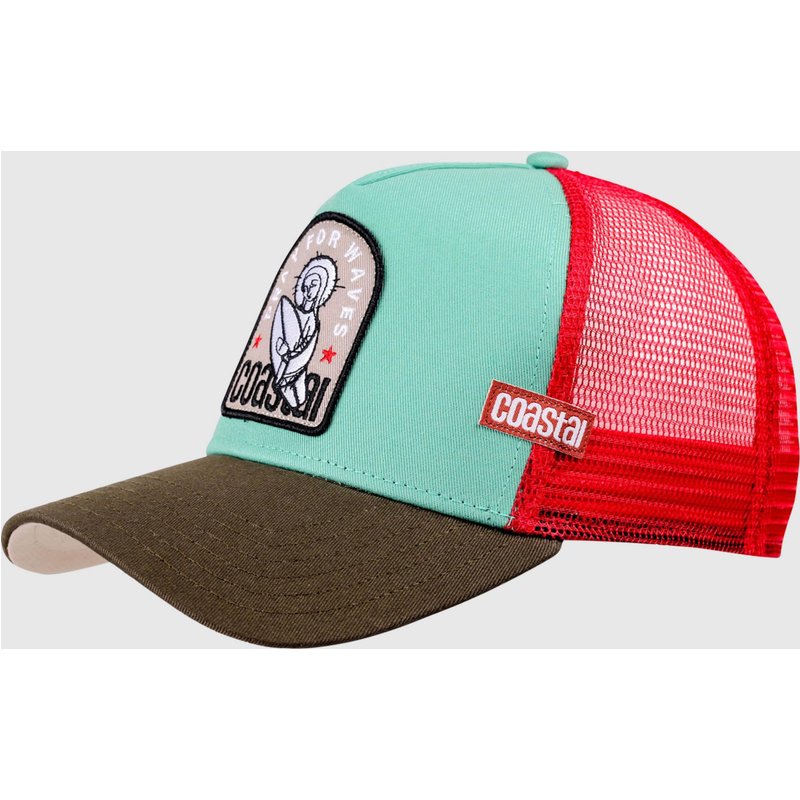 Coastal Trucker Cap HFT Pray for Waves