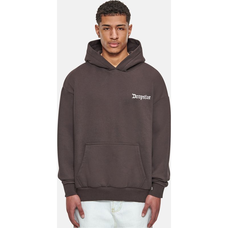 Dropsize Heavy Oversize Crew Love Globe Hoodie