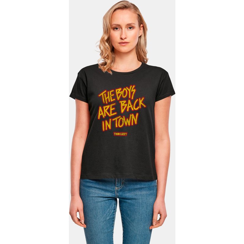 Merchcode Ladies Thin Lizzy - The Boys Stacked Box Tee