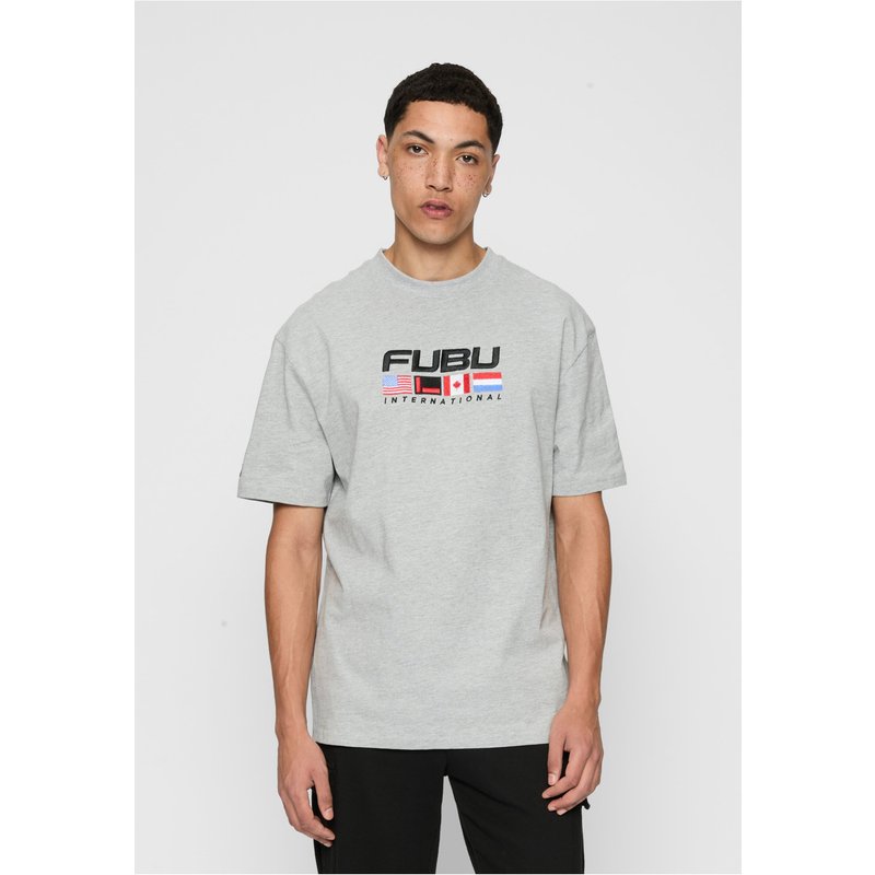 FBMQ12121GRY1 Fubu Corporate Intnl T-Shirt