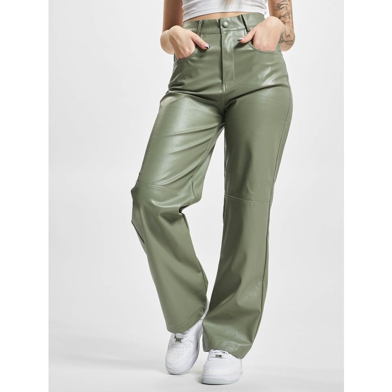 Sixth June Straight Vegan Leather Chino