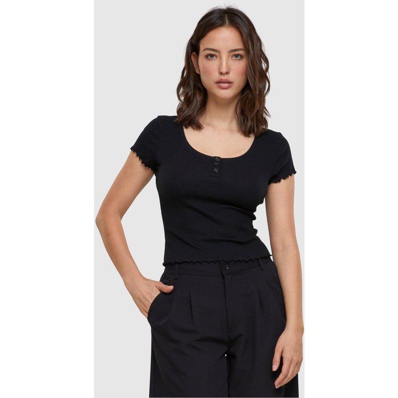 Urban Classics Ladies Rib Babylock Tee
