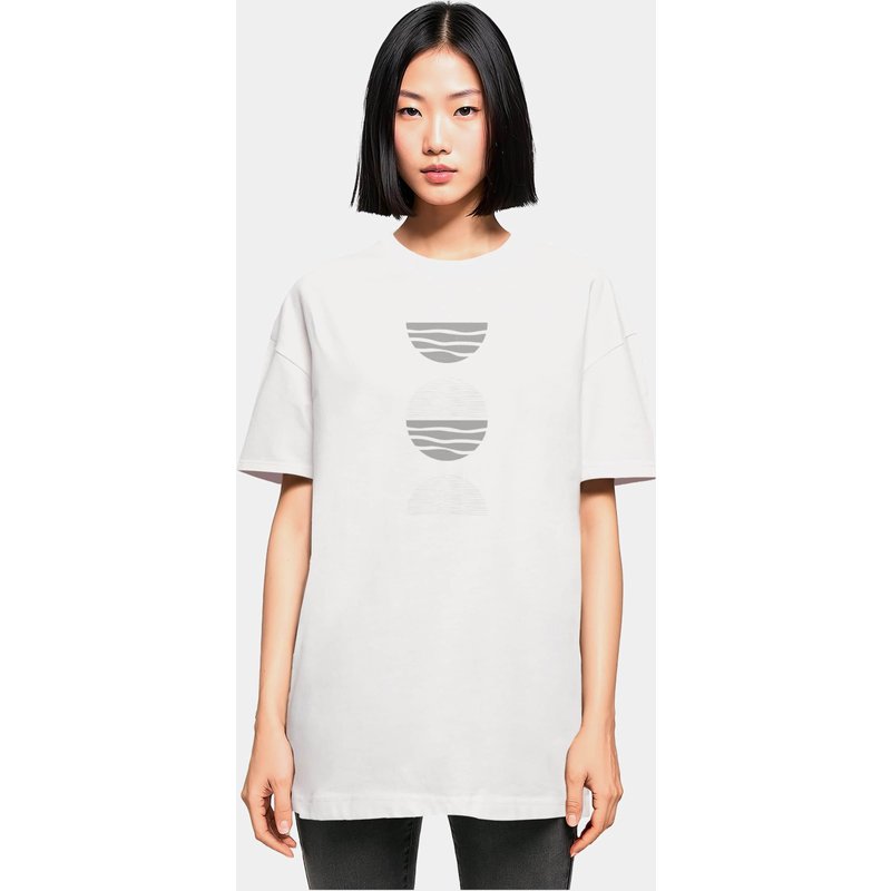 Merchcode Ladies Abstract Waves T-Shirt