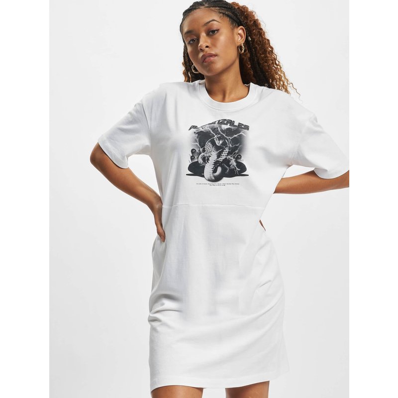MJ Gonzales Ladies TOXIC V.2 x Organic Oversized Slit Tee Dress