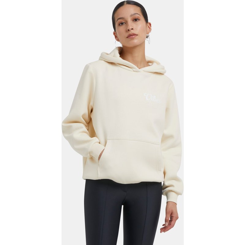 Miss Tee Good Vibes Ladies Fluffy Hoody