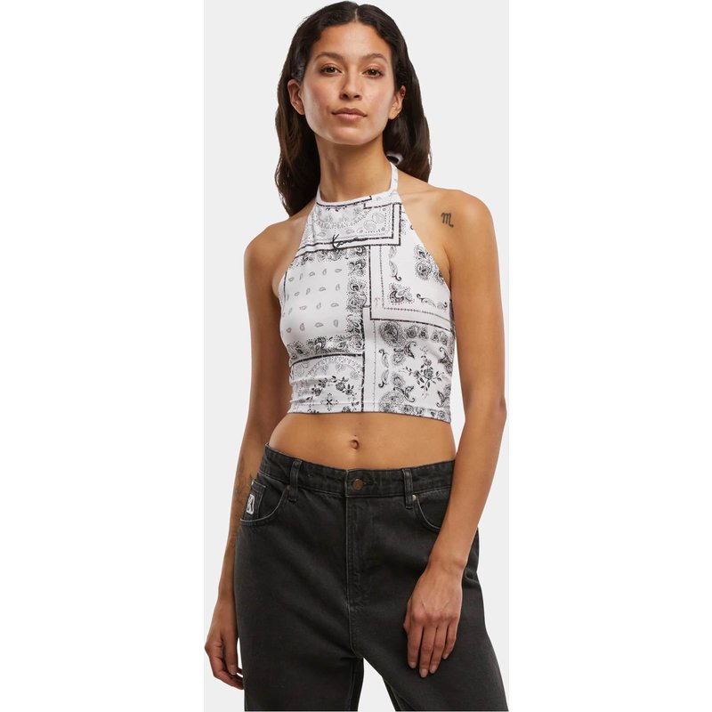 Karl Kani Signature Paisley Neckholder Top