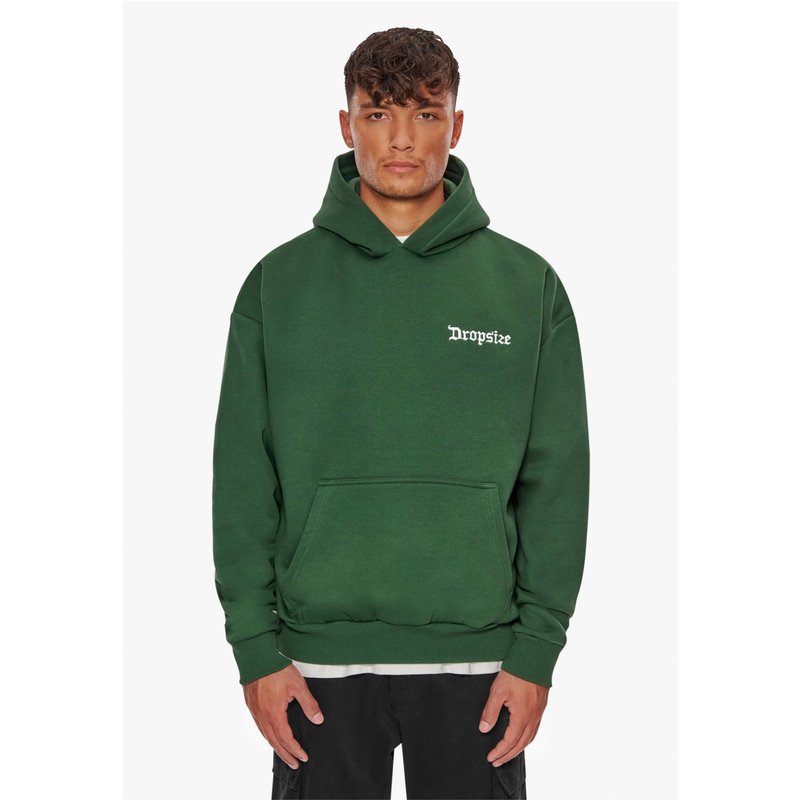 Dropsize HEAVY OVERSIZE EMBO HOODIE