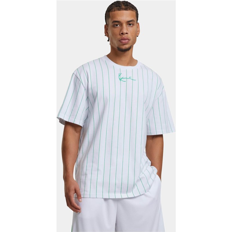 Karl Kani Small Signature Essential Pinstripe Tee