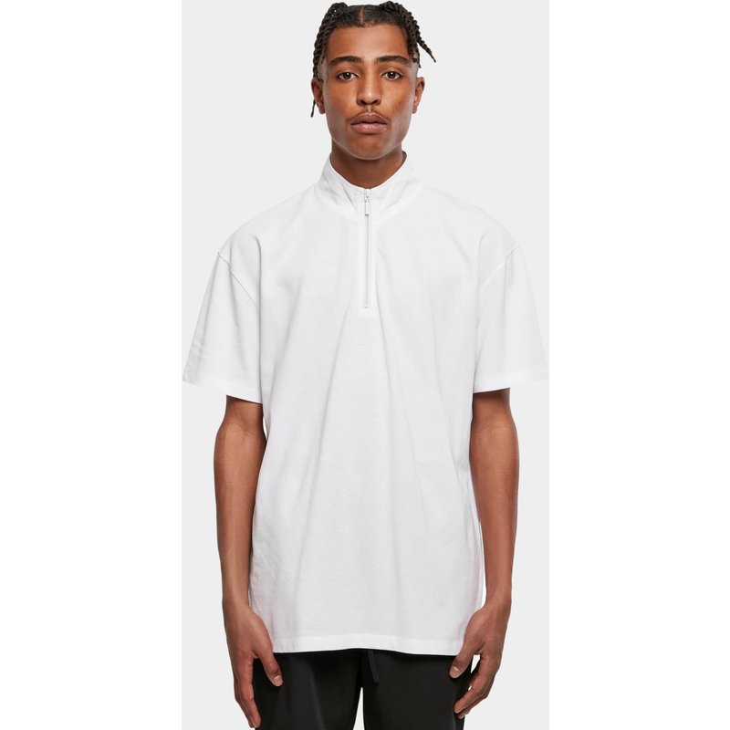 Urban Classics Boxy Zip Pique Tee