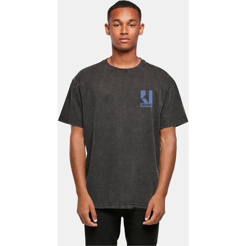 Merchcode Lewis Capaldi - Tour grabsheet 3 Acid Washed Oversize Tee