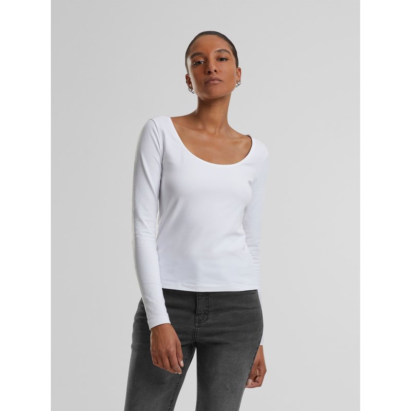 Urban Classics Ladies Wide Neck Longsleeve