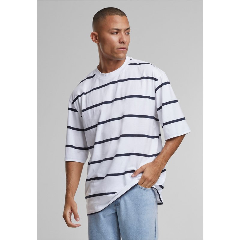 Urban Classics Oversized Sleeve Modern Stripe Tee
