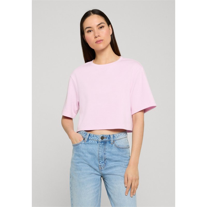 Urban Classics Ladies Light Terry Cropped Tee