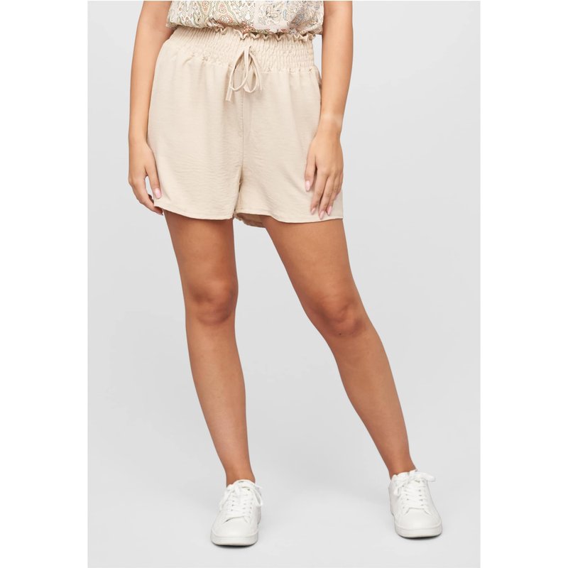 Cloud5ive Musselin High Waist Short mit Bindedetail