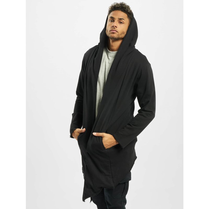 Urban Classics Long Hooded Open Edge Cardigan