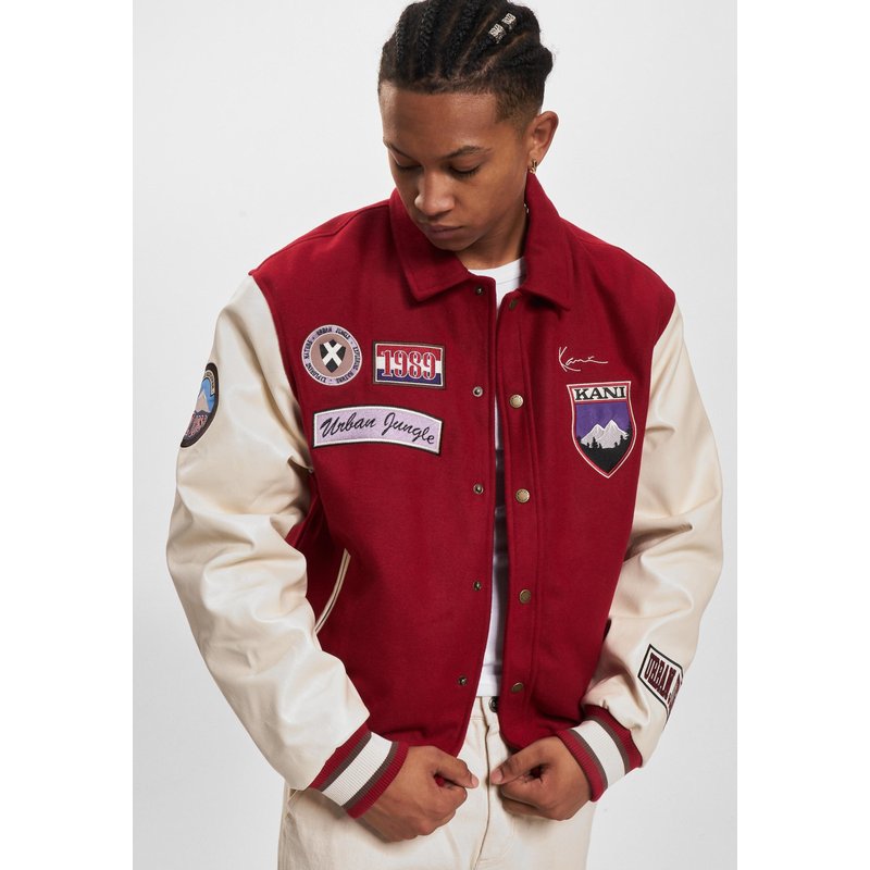 Karl Kani Chest Signature Block College Jacket