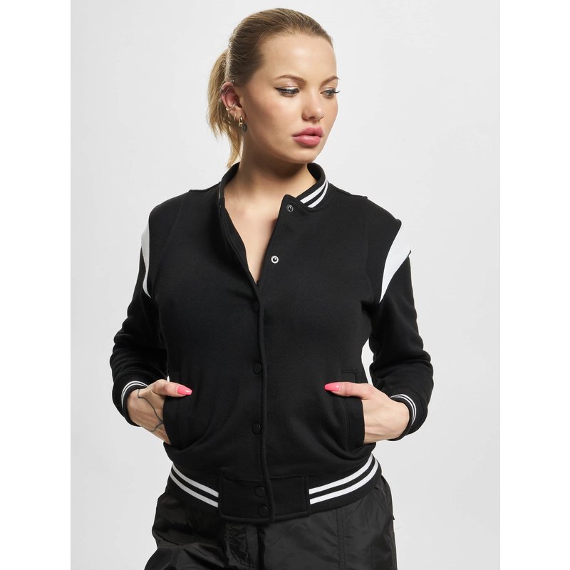 Urban Classics Ladies Inset College Sweat Jacket