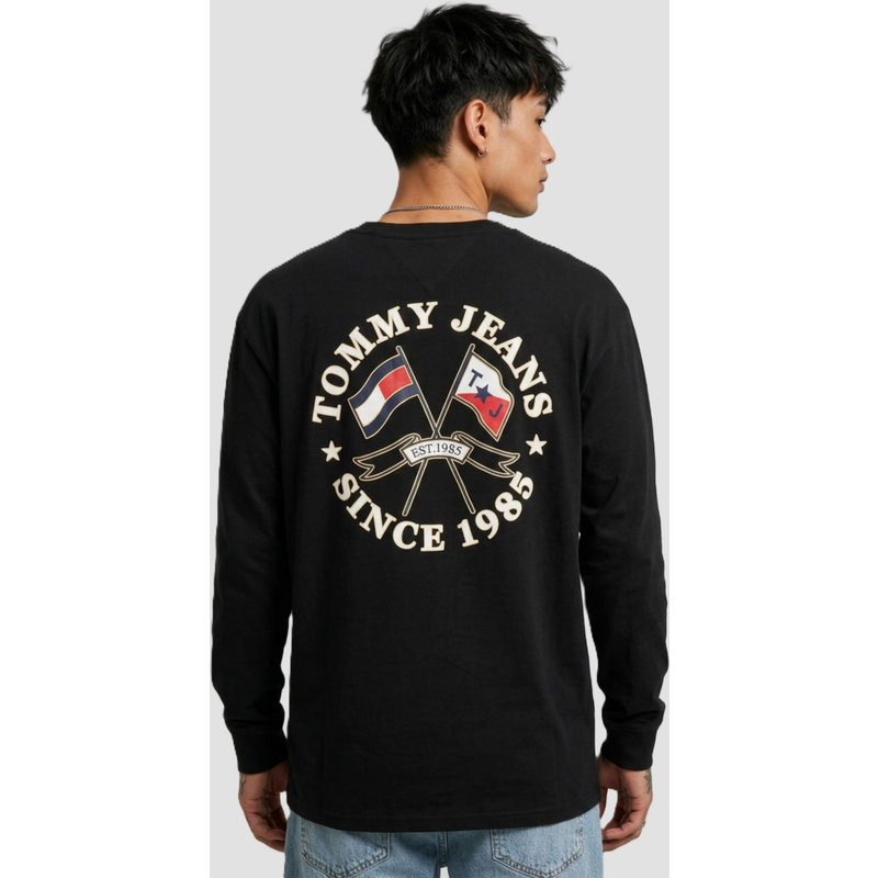 Tommy Jeans Clsc Modern Prep Logo Longsleeve