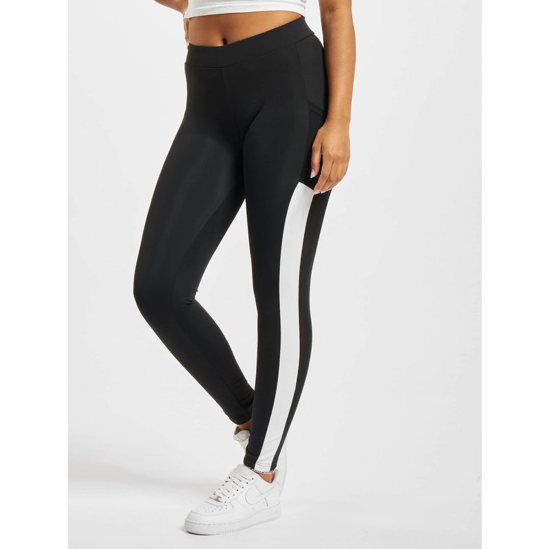 Urban Classics Ladies Tech Mesh Striped Pocket Leggings