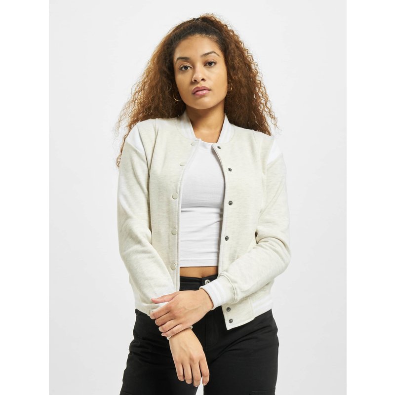 Urban Classics Ladies Inset College Sweat Jacket
