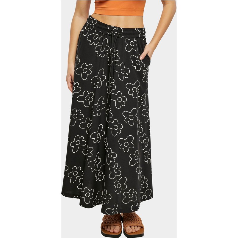 Urban Classics Ladies Viscose Midi Skirt