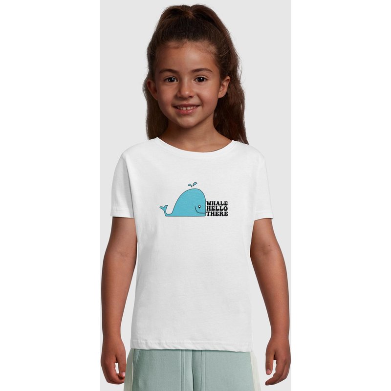 Merchcode Girls Whale Hello There - T-Shirt