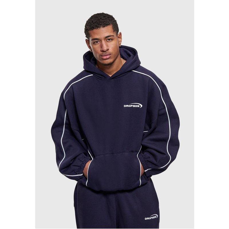 Dropsize BOXY PIPING HOODIE