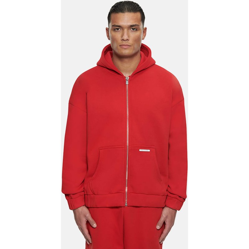 Bazix Republiq Super Heavy Blank Zip Hoodie