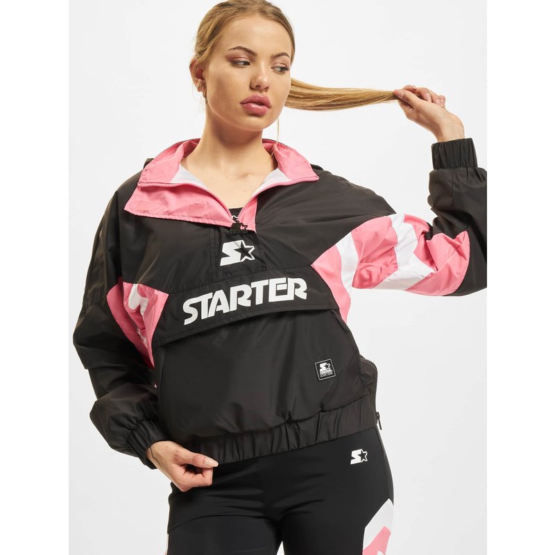 Ladies Starter Colorblock Halfzip Windbreaker