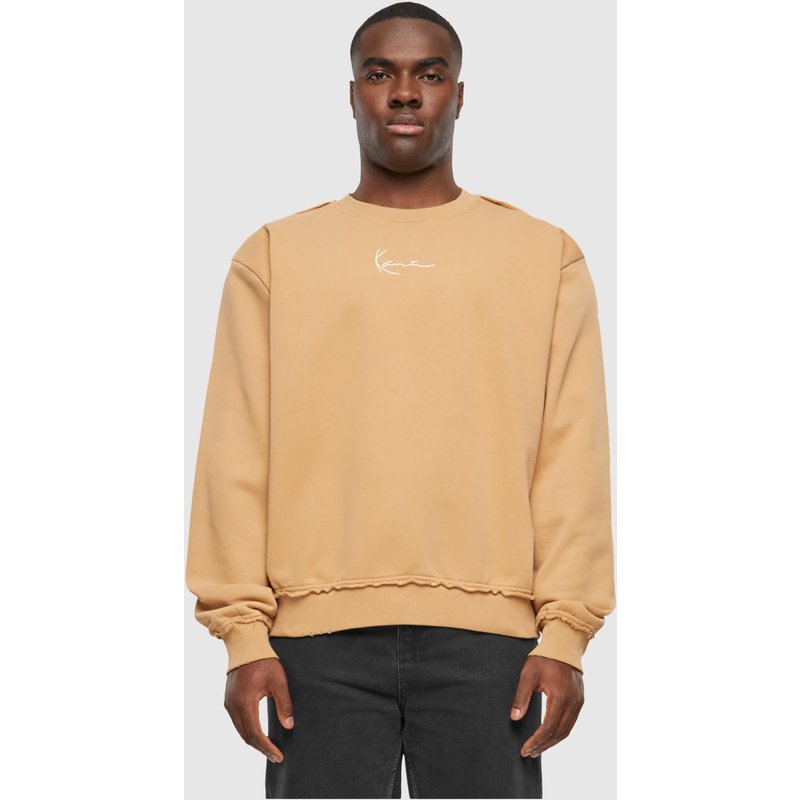 KM241-022-2 Karl Kani Small Signature Distressed Os Crew