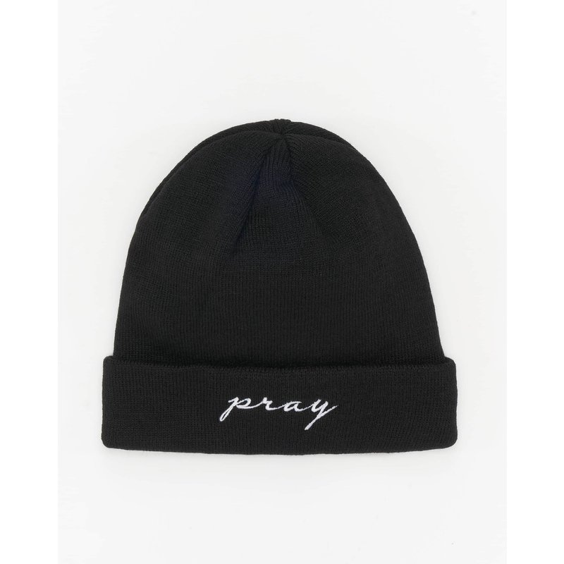 Mister Tee Pray Embroidery Beanie