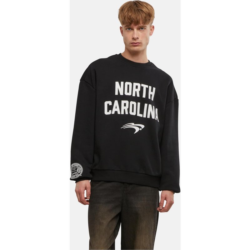 Mister Tee Upscale North Carolina Bold Faced Oversize Crewneck