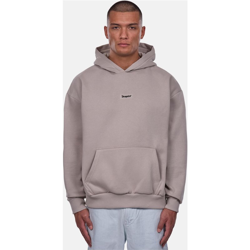 Dropsize HEAVY OVERSIZE MIDDLE RUBBER PATCH HOODIE