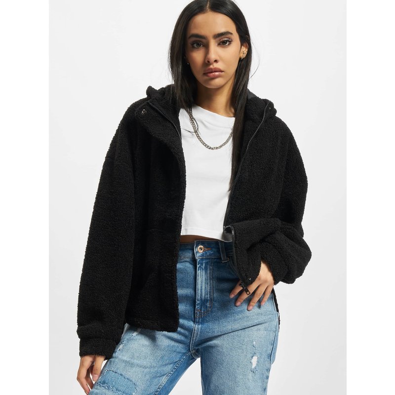 Urban Classics Ladies Short Sherpa Jacket